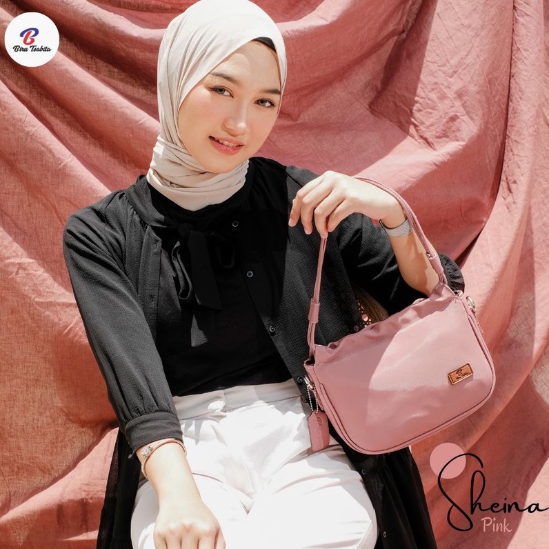 Biru Tsabita Tas Bahu Wanita Waterproof Warna Cute Pink | SHEINA BAG BY BIRU TSABITA