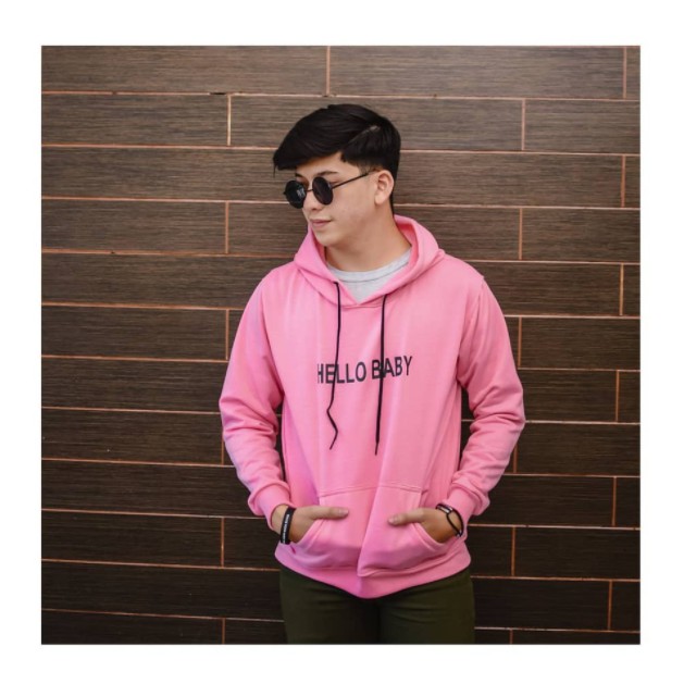 HOODIE UNISEX HELLO BABY TEBAL FLEECE PREMIUM TERBARU,