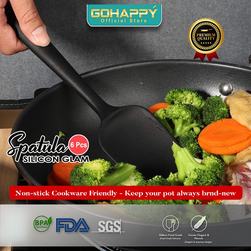 Spatula Set Silikon terbaik GLAM sutil 2027 Turner silicon - sendok dapur silicone rubber bagus