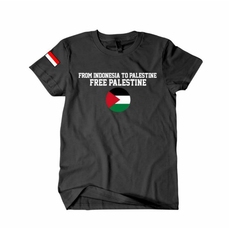 Kaos from Indonesia for Palestina / save Palestina / kaos dakwah islam / pria wanita terlaris