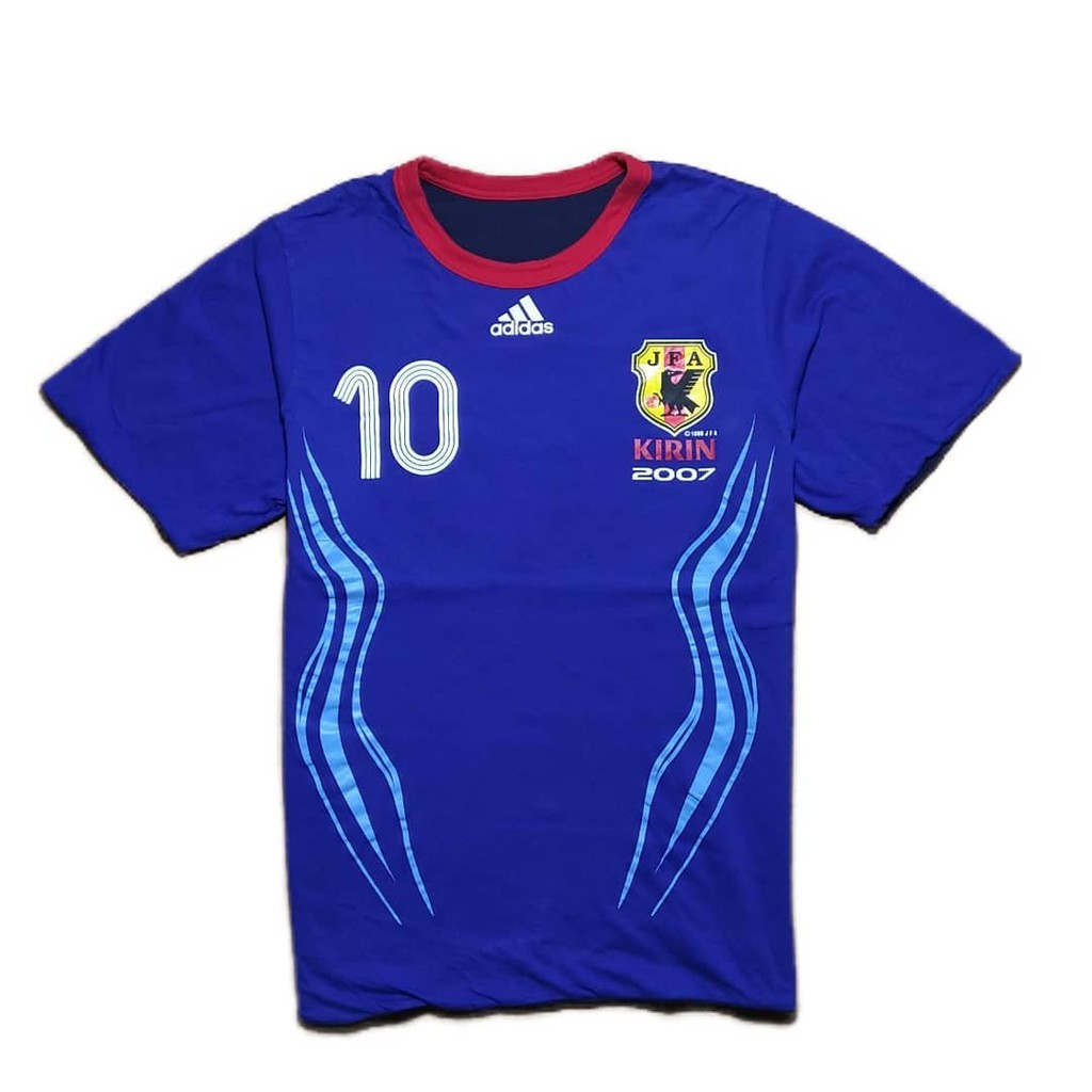 KAOS ADIDAS KIRIN JAPAN 2007 2010 REVERSIBLE BOLAK BALIK 2 IN 1 BAJU BOLA KASUAL ORIGINAL MURAH TEE