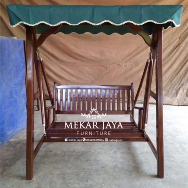 Set Ayunan Minimalis Jati Furniture Jepara