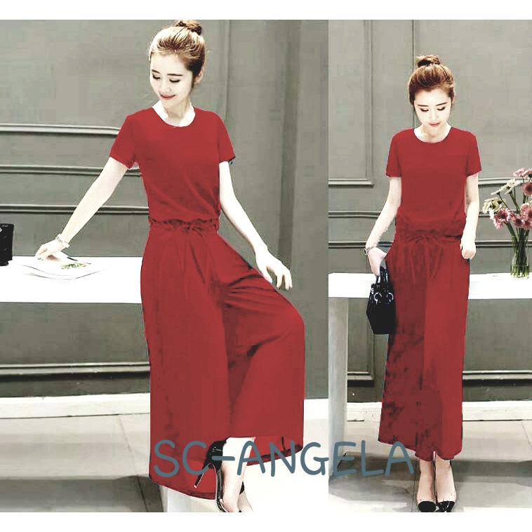 [JUMSUIT ANGELA SC] Jumpsuit Wanita Balotelly varian warna