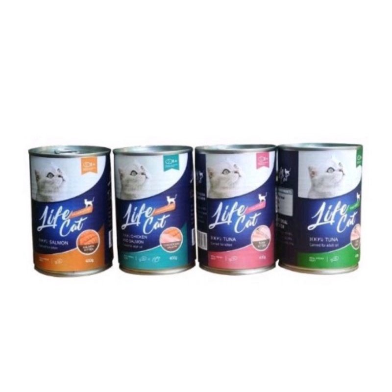 Life Cat Makanan Kaleng Untuk Kucing , 400 gram