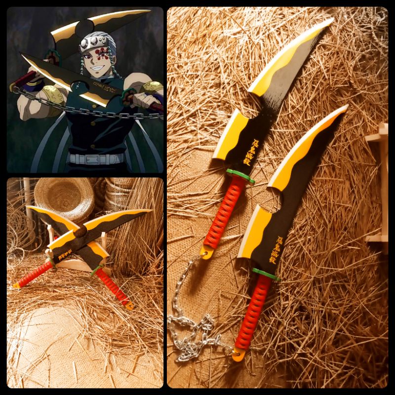 replika nichirin uzui tengen - kimetsu no yaiba