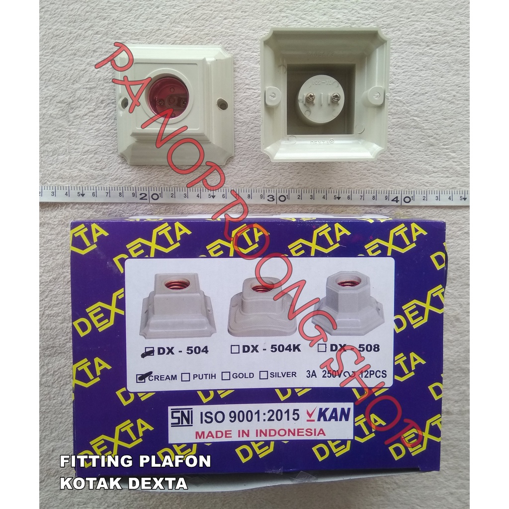 FITTING PLAFON KOTAK DEXTA