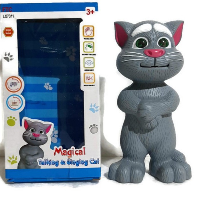 Boneka Tom Cat  Mainan Anak Mendongeng Dan Tertawa