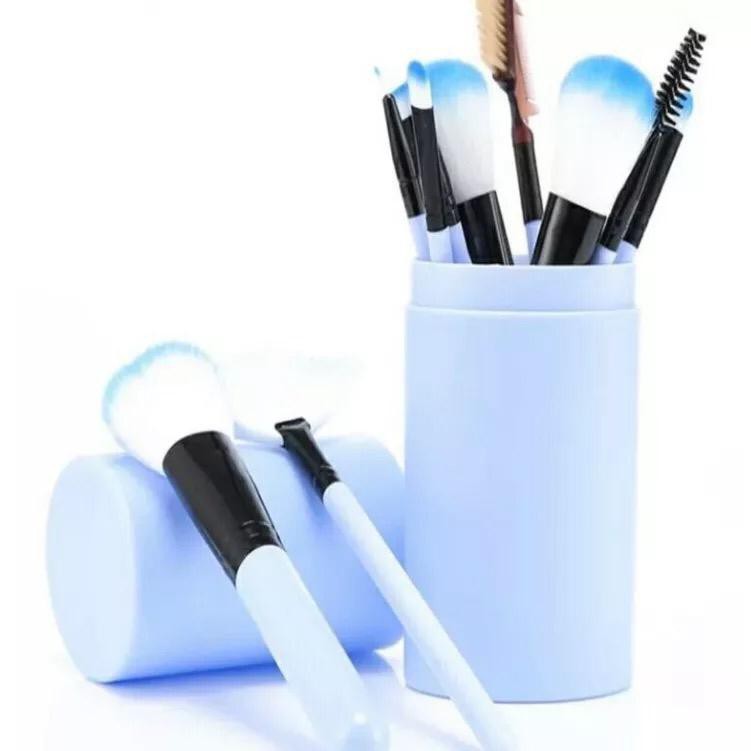 Brush Tabung | Kuas MakeUp Set 12 pcs