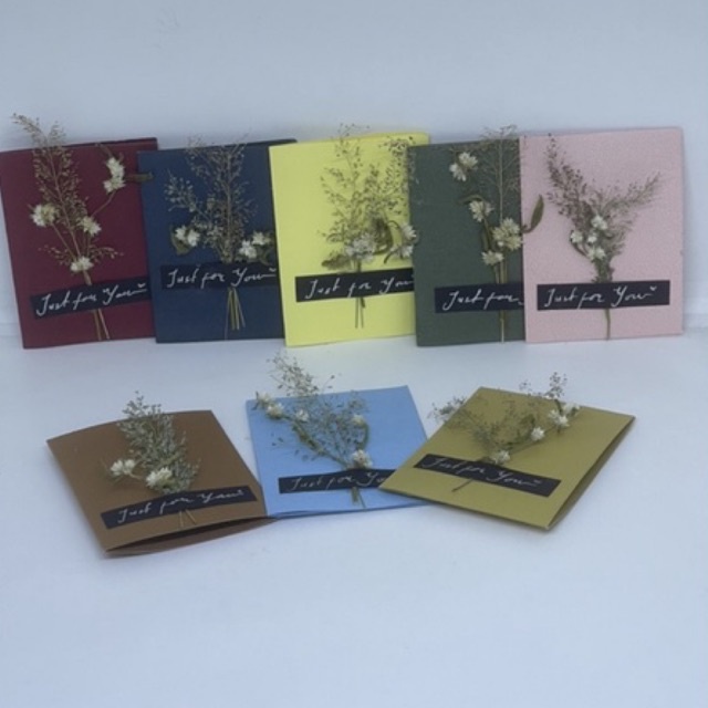 

kartu ucapan bunga kering/kartu ulang tahun