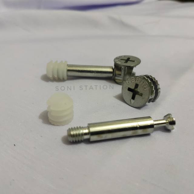 Baut knock down complete 15mm / minifix complete papan 15mm BOLT-1334