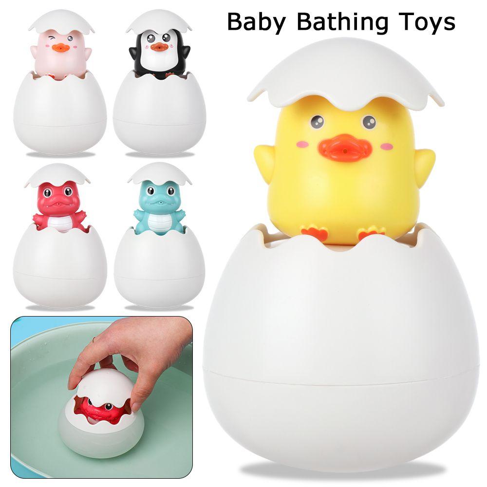 R-mainan Mandi Telur Dinosaurus + Bunga + Semprotan Air Untuk Bayi