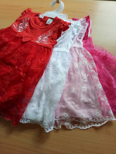 Dress bayi Perempuan baju pesta dress brukat