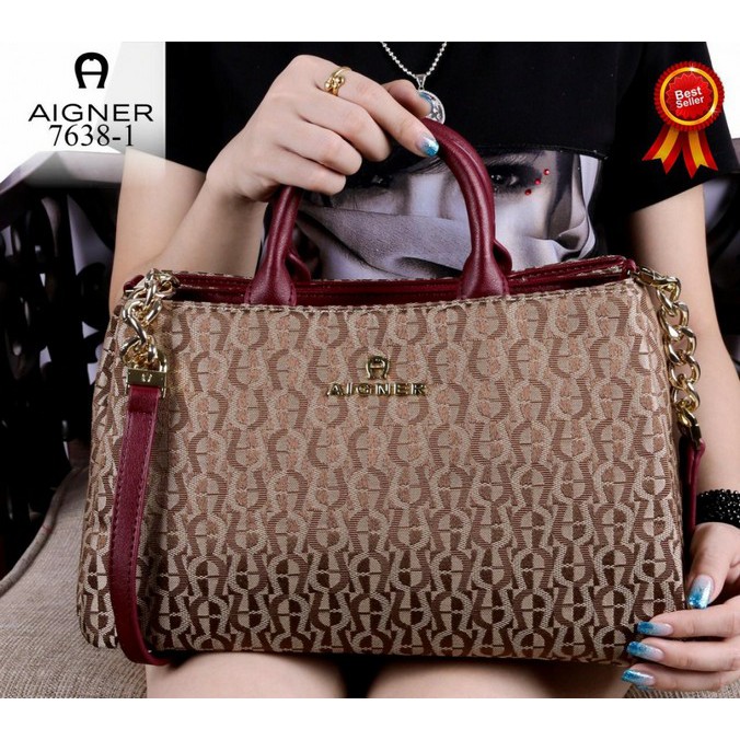 Tas Wanita Aigner Modelista Henkeltasche AR7638-1 Semi Ori