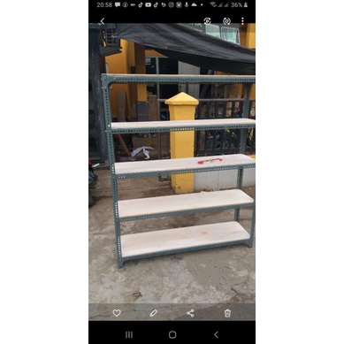

Rak Besi siku ukuran T150xP100xL30/surat jalan