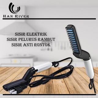 Han River Sisir  Pelurus Rambut  Sisir  Elektrik  Listrik Pria  