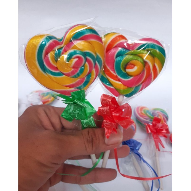 

PERMEN LOLIPOP LOVE PITA PREMIUM 6 CM ,1PAK ISI 20pcs