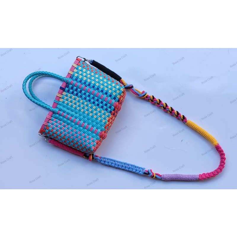 READY  Strap Bag Macrame || Handmade || Full Color || Ready For Custom