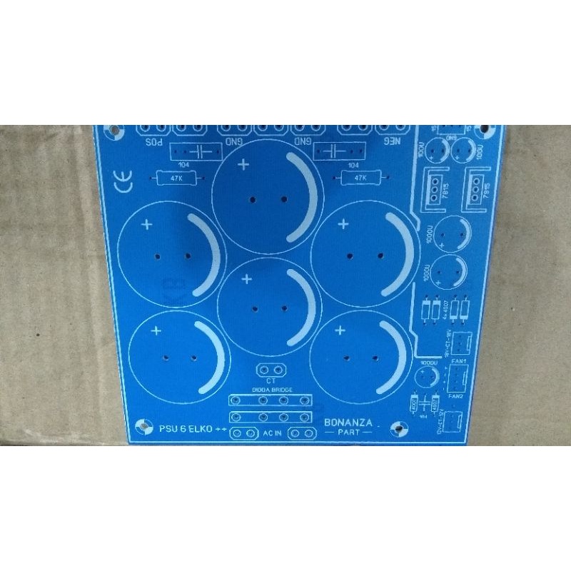 Pcb psu 6 elco