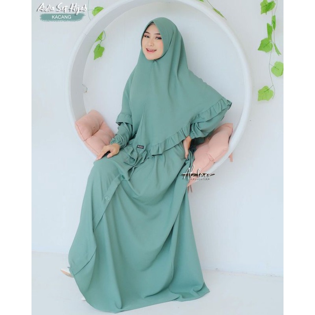 GAMIS AULIA SET HIJAB SYAR'I // BEST SELLER ORIGINAL ALFARO //