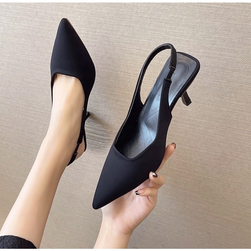 Heels K116  sepatu sendal wanita import realpict