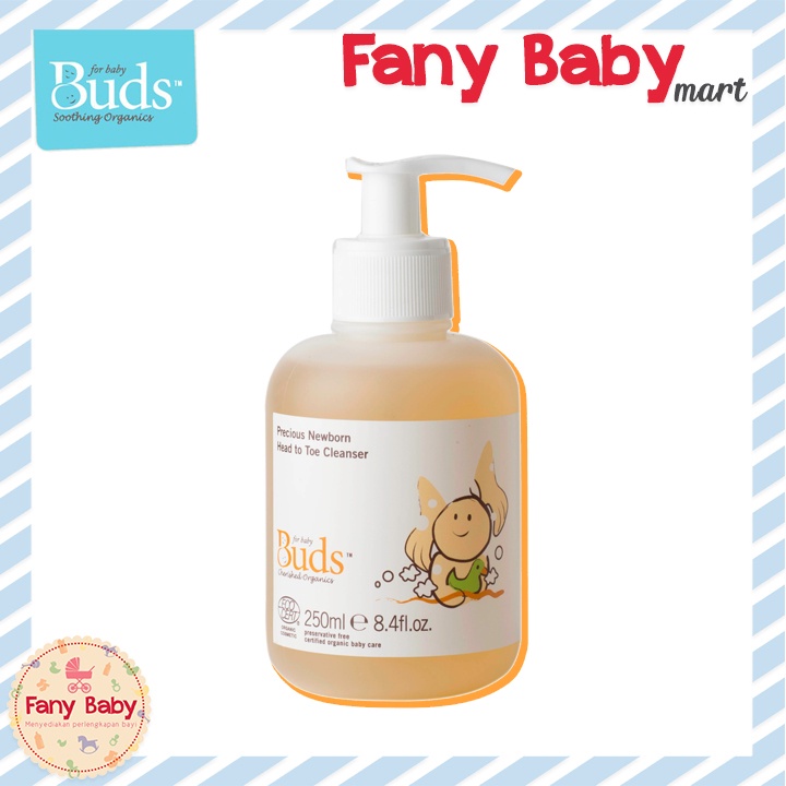 BUDS PRECIOUS NEWBORN HEAD TO TOE CLEANSER 250ML