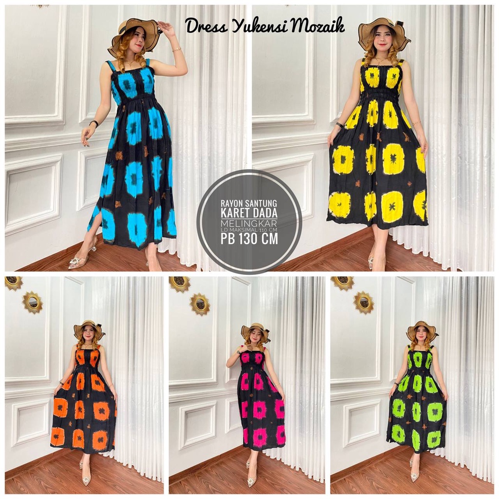 Dress Bali Kekinian Bahan Rayon Daster Wanita