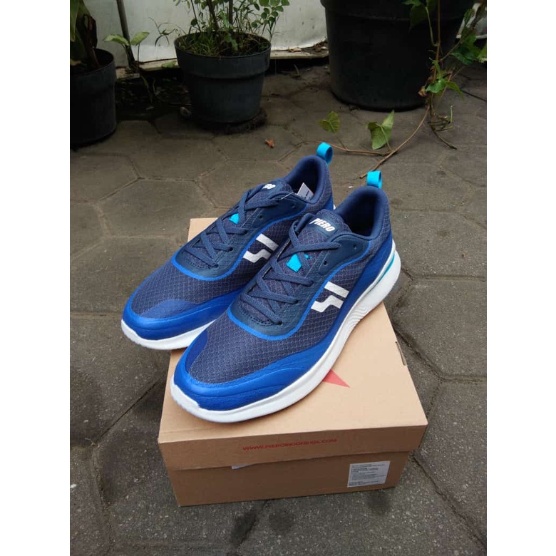 Sepatu Piero Arc Wave Navy Blue White