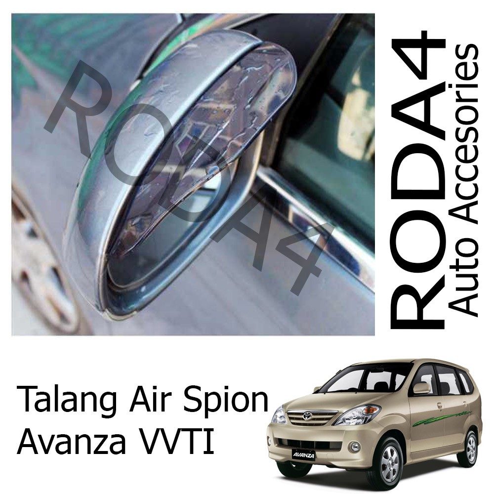 Talang Air / Mika Pelindung Spion Mobil dari Hujan (1 Set Isi 2) Avanza vvti