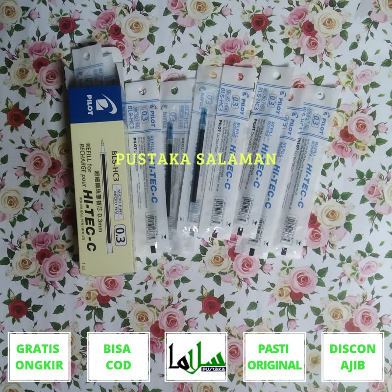 

Isi Pulpen Hi Tech 0.3 Hitam dan Biru Tua
