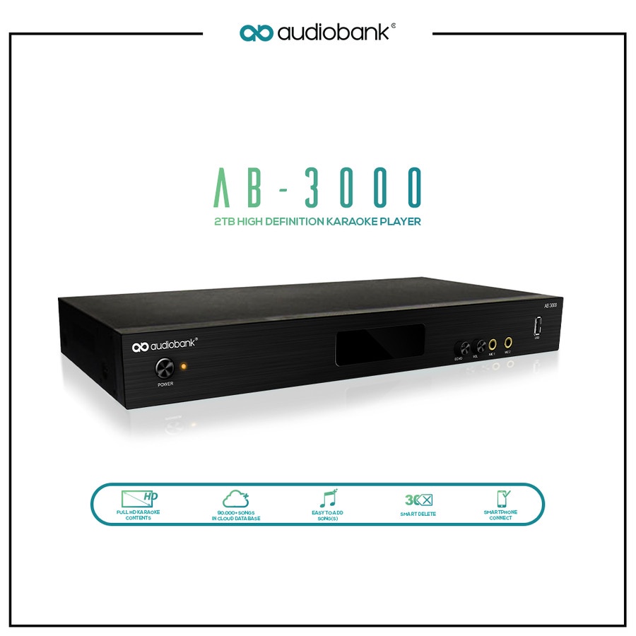 Player Karaoke AUDIOBANK AB-3000 GARANSI RESMI ORIGINAL
