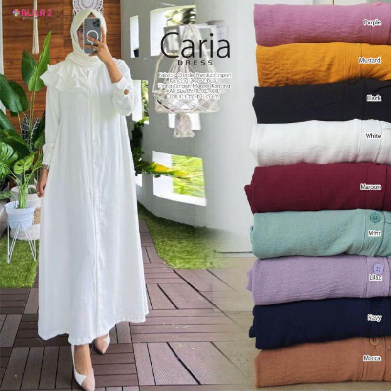 (AMD) CARIA GAMIS MAXI DRESS REMAJA WANITA AIRFLOW