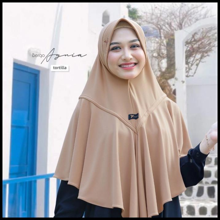 Jilbab Dewasa Jumbo / Bergo Agnia Yessana