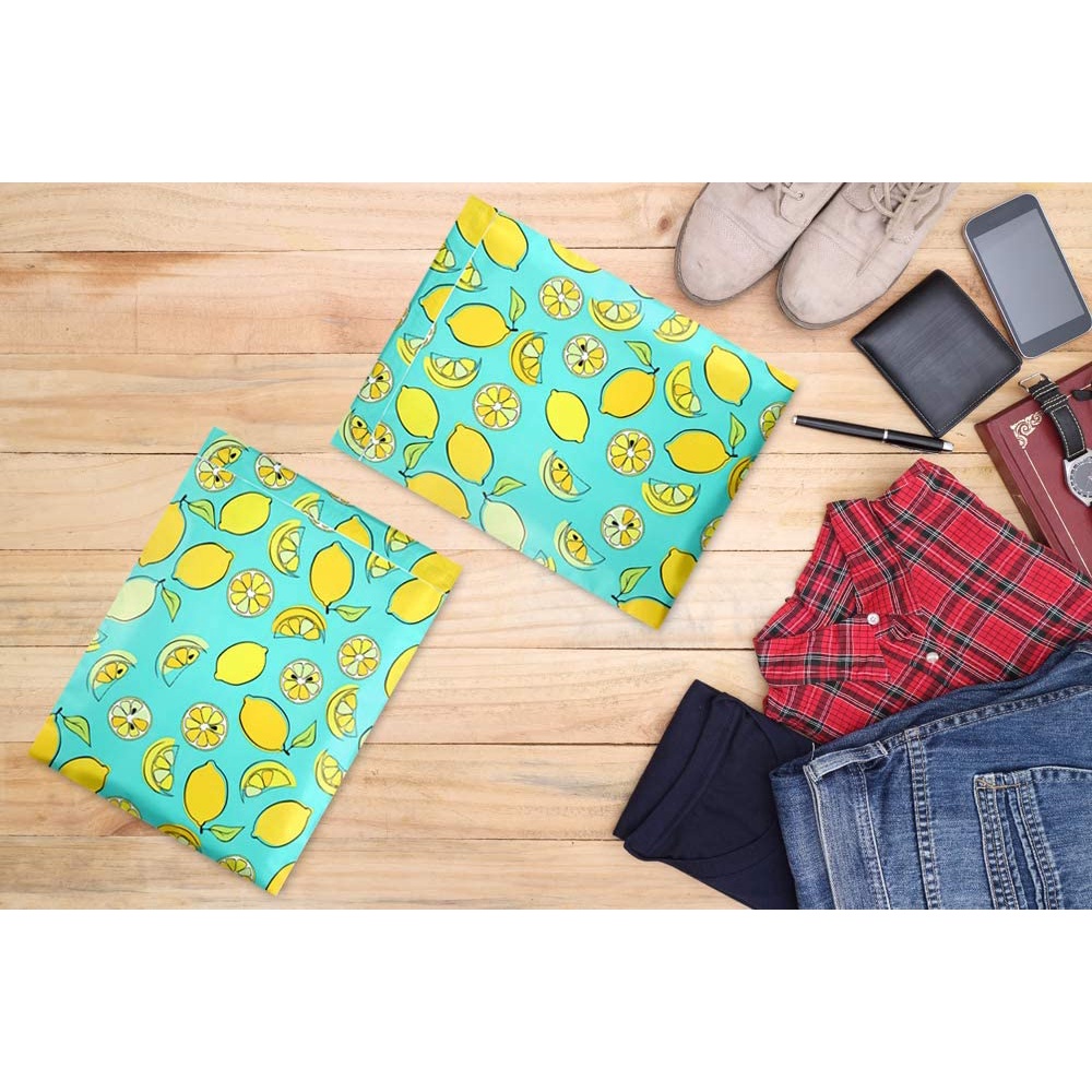 Polymailer | Plastik Packing | Plastik Packing Online | Motif Lemon