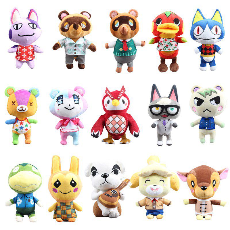 Animal Crossing Stitches Bob Marshal Raymond 8&quot; Plush Toy Stuffed Doll Figure