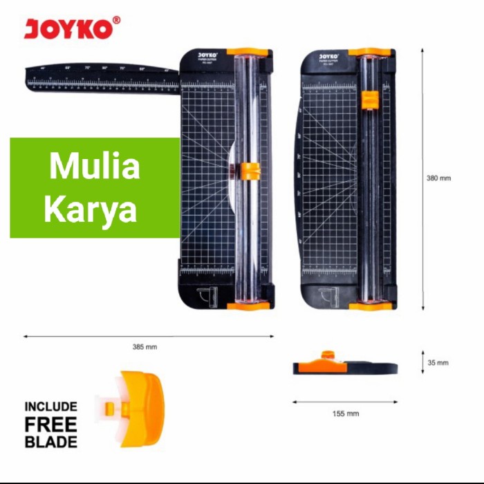 

Gilaa!!! Pemotong Kertas Joyko Pc-1637 Sliding Paper Cutter Geser Limited