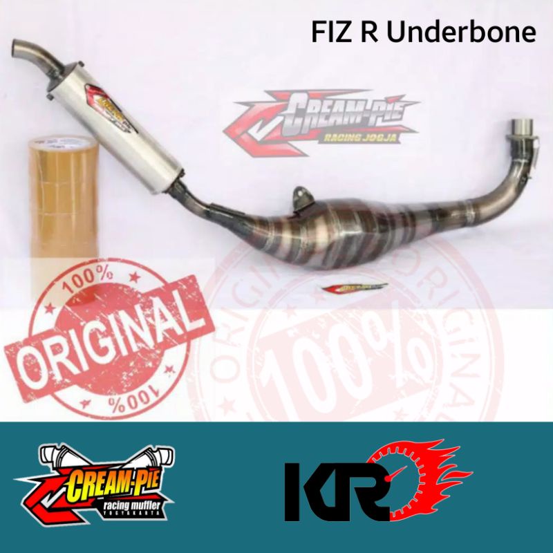 Knalpot Creampie Galvanish Underbone Fiz R 100% Original