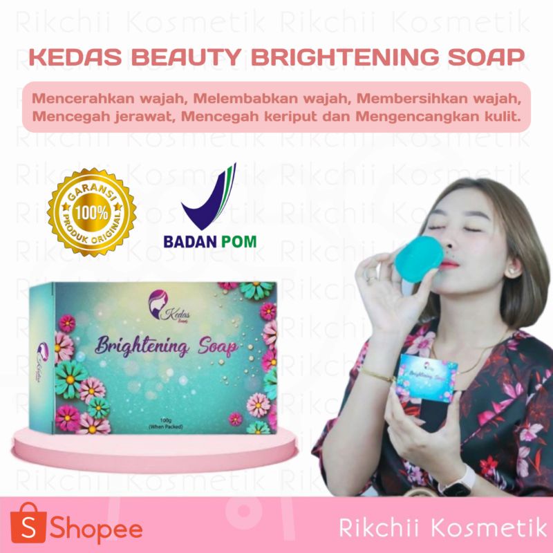 SABUN KEDAS BEAUTY 100 % ORIGINAL / Sabun Kedas Beauty Brightening Soap/ Sabun Kedas Beauty Original