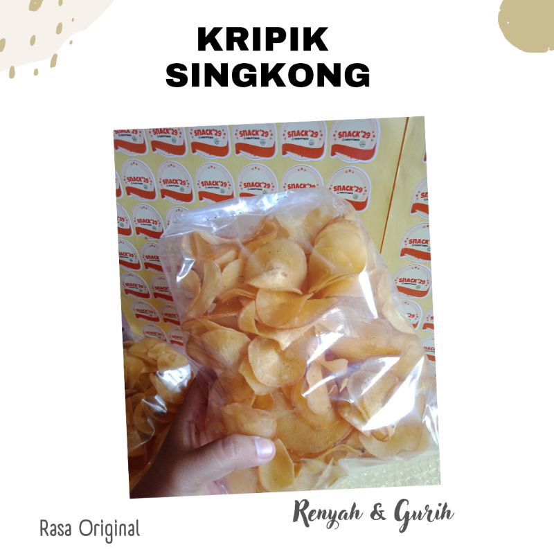 

KRIPIK SINGKONG | KHAS BANYUMAS | HARGA TERJANGKAU | FREE GIFT MIN. BELANJA 30K (all item)