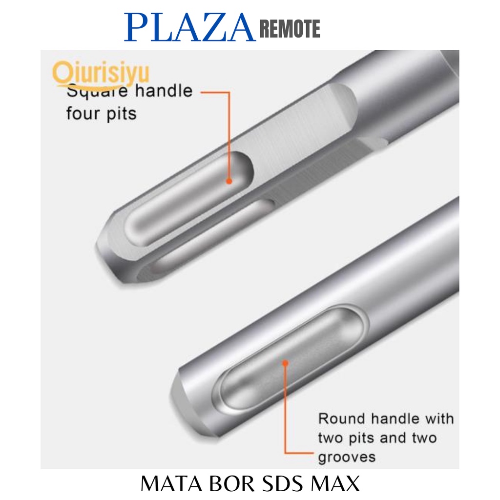 SDS MAX MATA BOR TEMBOK BETON HAMMER DRILL PANJANG 15 CM DIAMETER 8 MM