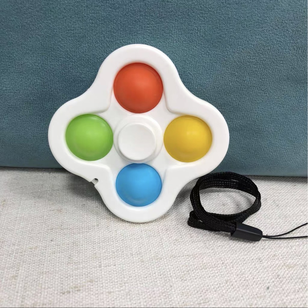 Mainan Pop it Fidget Spinner pop it push viral Fingertip Spinner-4 POP