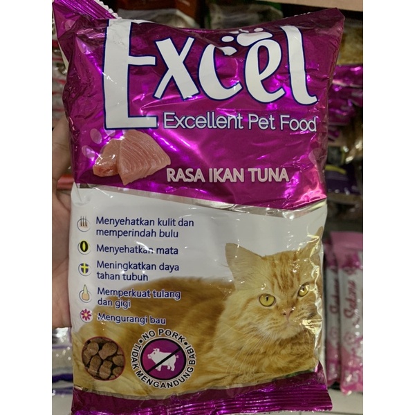 Makanan Kucing Excel  500 gr