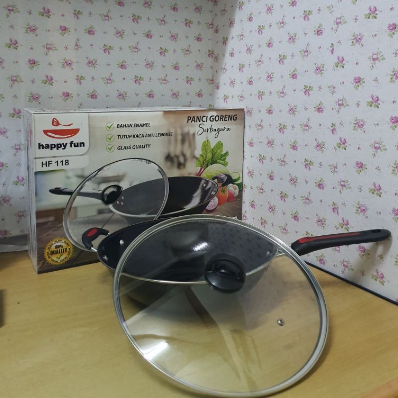 Panci Goreng Serbaguna Happy Fun HF 118