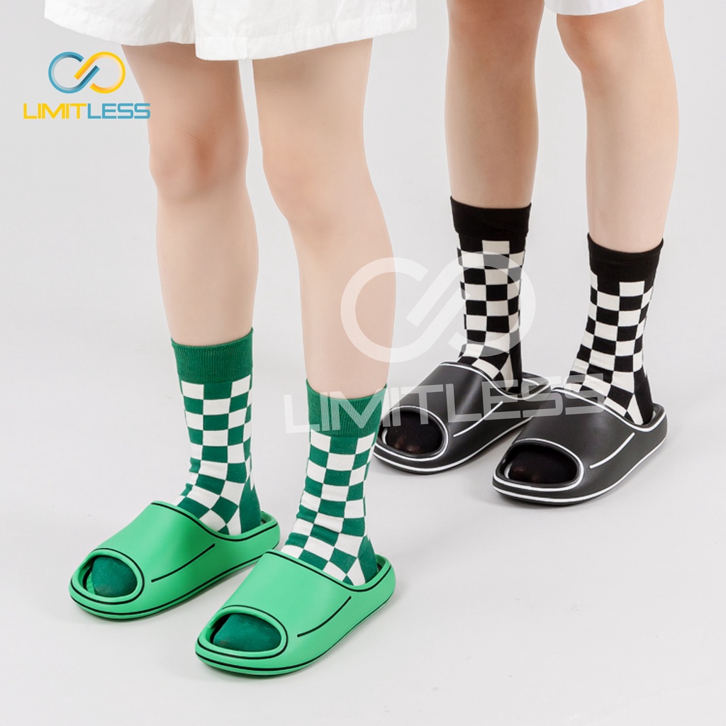 Sandal Selop Wanita Cartoon Cewek Sendal Slip On Stylist Korean Style Terbaru Sandal Slide Perempuan Kekinian Import