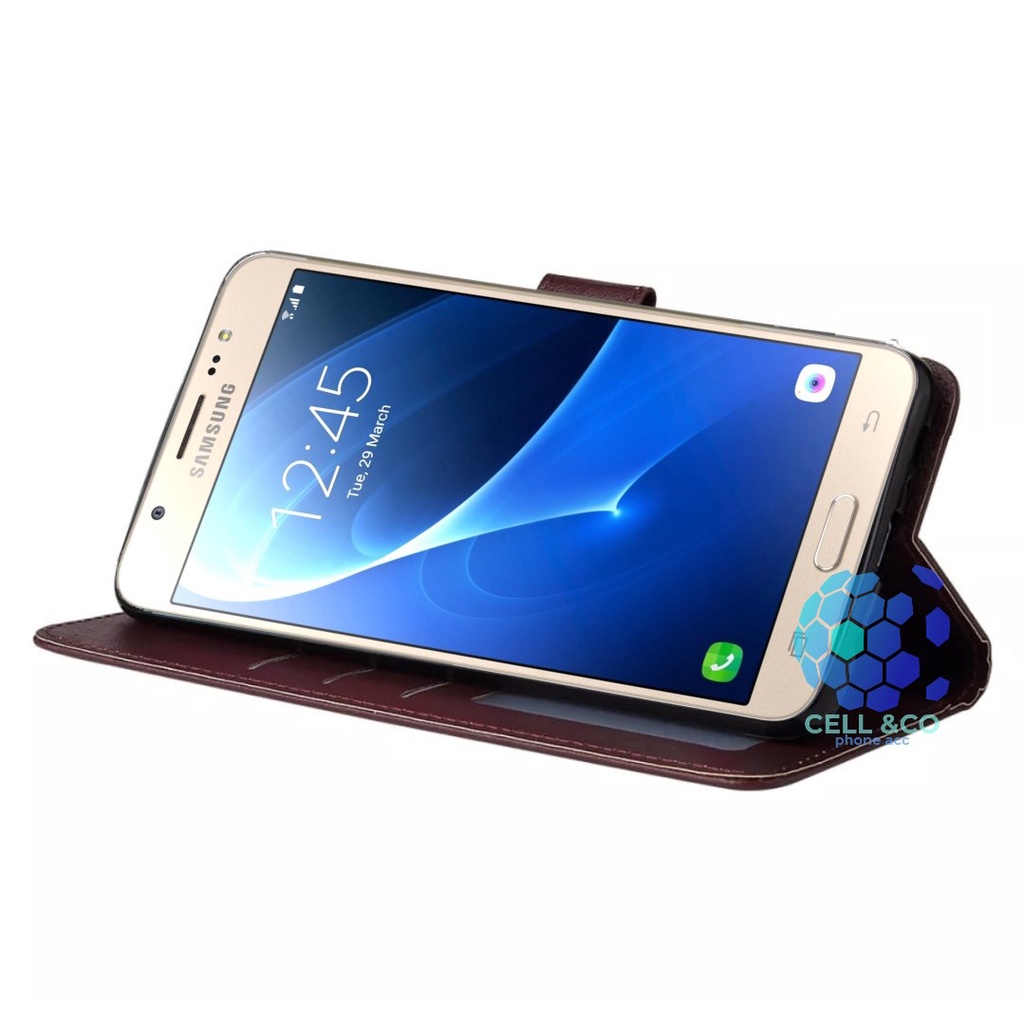 Flip cover SAMSUNG J7 Flip case buka tutup kesing hp casing flip case leather wallet