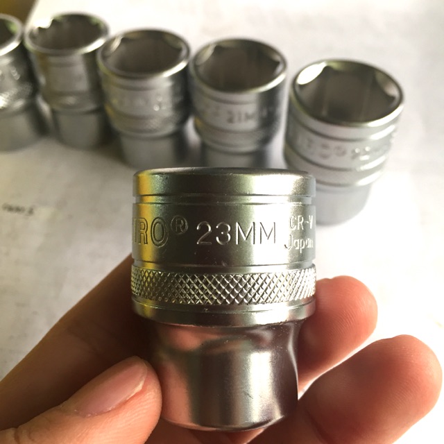 Mata Sok 23mm 1/2&quot; Tekiro Kunci Sok Anak Sok