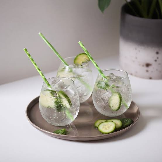 CITINOVA - 6 Pcs Gelas Minum Kaca TUSCANY Ukuran 450ml / Gelas Merry / Gelas Dalgona-1