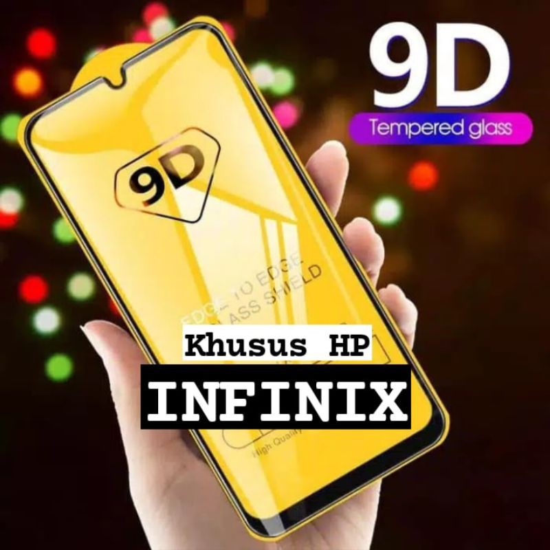 Anti Gores Infinix Khusus Tipe Hot Play I Full Layar I Pelindung Layar HP Infinix Smart I  Besell Black