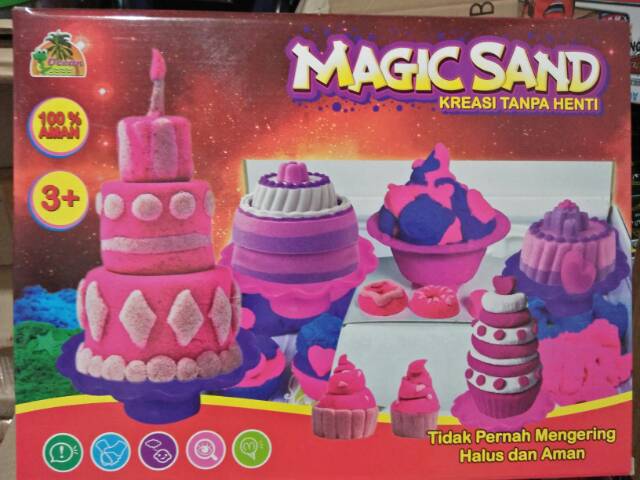 Mainan Pasir Kinetik Ocean /Mainan Edukasi Anak Magic Sand