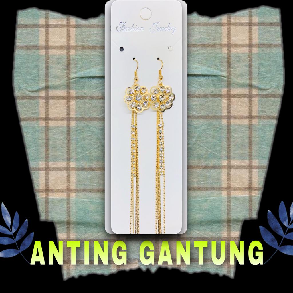 ANTING RUMBAI PANJANG/ANTING GANTUNG/AKSESORIS ANTING WANITA