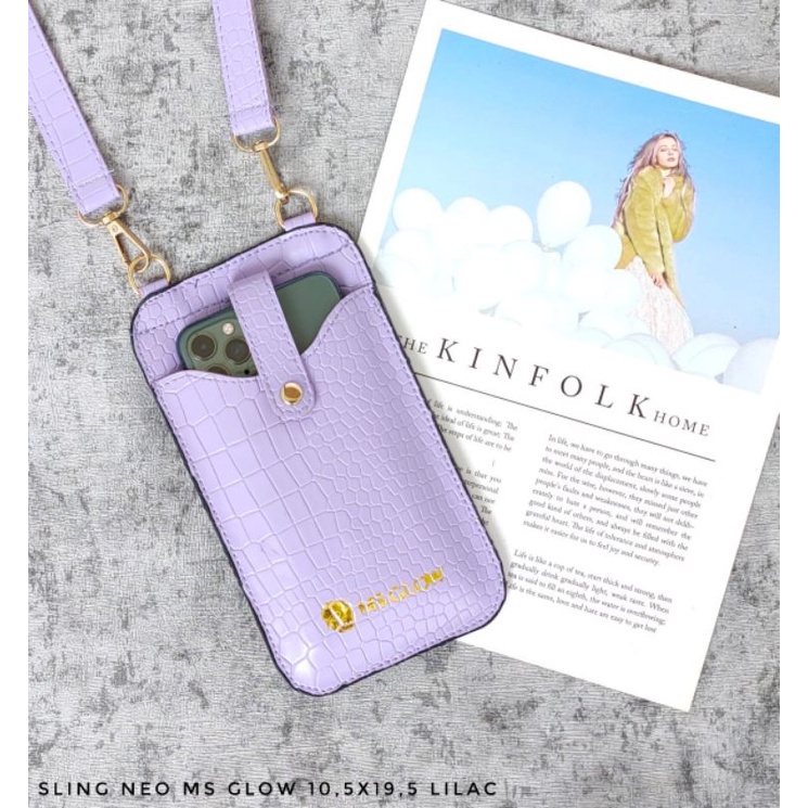 HADIAH MSGLOW SLING HANDPHONE NEO CROCO MSGLOW